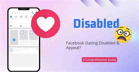 my facebook dating profile disabled
